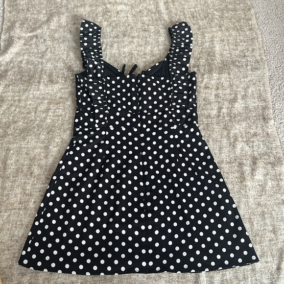 Majorelle Black and White Polka Dot Dress - Picture 8 of 16